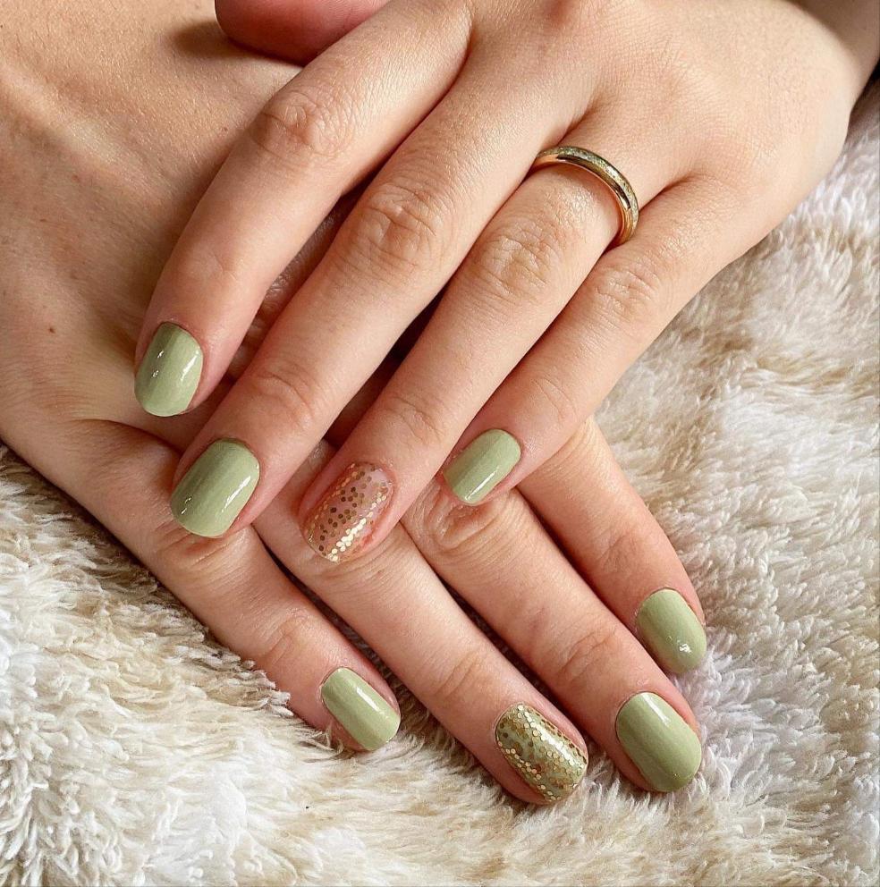 Evergreen Olive Green Nail Stamping Polish