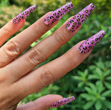 Pink Glitter Leopard